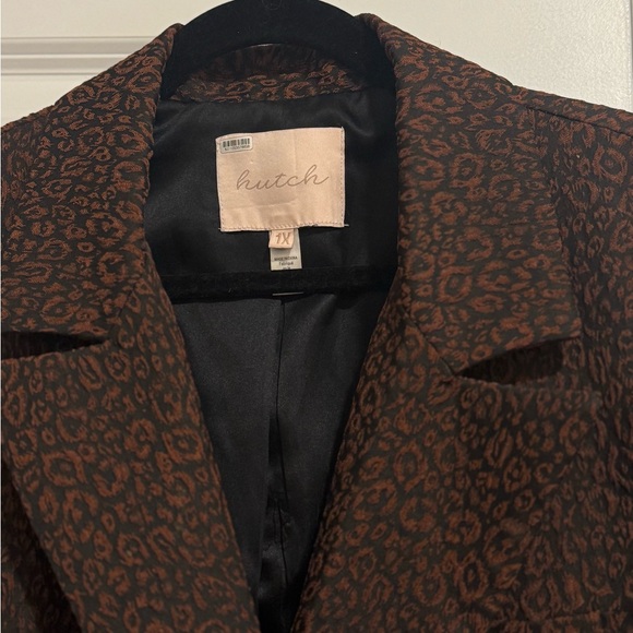Hutch Dark Brown Patterned Blazer - Picture 6 of 8